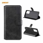 For Samsung Galaxy A52 5G / 4G ENKAY Hat-Prince Horizontal Flip PU Leather Case with Holder & Card Slots & Wallet(Black)