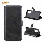 For Samsung Galaxy A72 5G / 4G ENKAY Hat-Prince Horizontal Flip PU Leather Case with Holder & Card Slots & Wallet(Black)