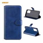 For Samsung Galaxy A72 5G / 4G ENKAY Hat-Prince Horizontal Flip PU Leather Case with Holder & Card Slots & Wallet(Dark Blue)