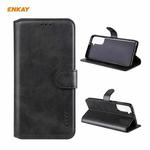 For Samsung Galaxy S21+ 5G ENKAY Hat-Prince Horizontal Flip PU Leather Case with Holder & Card Slots & Wallet(Black)