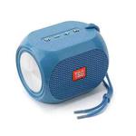T&G TG196 TWS Subwoofer Bluetooth Speaker With Braided Cord, Support USB/AUX/TF Card/FM(Blue)