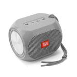 T&G TG196 TWS Subwoofer Bluetooth Speaker With Braided Cord, Support USB/AUX/TF Card/FM(Gray)