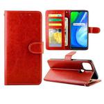 For OPPO Realme V3 Crazy Horse Texture Leather Horizontal Flip Protective Case with Holder & Card Slots & Wallet & Photo Frame(Brown)