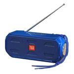 T&G TG280 Solar Power Charging Bluetooth Speakers with Flashlight, Support TF Card / FM / 3.5mm AUX / U Disk / Hands-free Call(Blue)