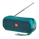 T&G TG280 Solar Power Charging Bluetooth Speakers with Flashlight, Support TF Card / FM / 3.5mm AUX / U Disk / Hands-free Call(Peacock Blue)