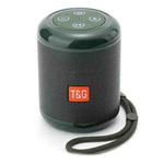 T&G TG519 TWS HiFi Portable Bluetooth Speaker Subwoofer Outdoor Wireless Column Speakers Support TF Card / FM / 3.5mm AUX / U Disk / Hands-free Call(Dark Green)