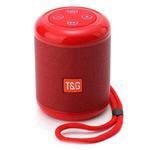 T&G TG519 TWS HiFi Portable Bluetooth Speaker Subwoofer Outdoor Wireless Column Speakers Support TF Card / FM / 3.5mm AUX / U Disk / Hands-free Call(Red)