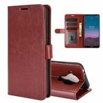 For Nokia 5.4 R64 Texture Single Horizontal Flip Protective Case with Holder & Card Slots & Wallet& Photo Frame(Brown)