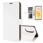 For Huawei nova 8 5G R64 Texture Single Horizontal Flip Protective Case with Holder & Card Slots & Wallet & Photo Frame(White)