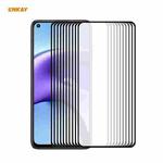 For Xiaomi Redmi Note 9T 10 PCS ENKAY Hat-Prince Full Glue 0.26mm 9H 2.5D Tempered Glass Full Coverage Film