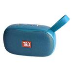 T&G TG173 TWS Subwoofer Bluetooth Speaker With Braided Cord, Support USB / AUX / TF Card / FM(Green)