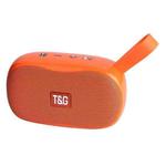 T&G TG173 TWS Subwoofer Bluetooth Speaker With Braided Cord, Support USB / AUX / TF Card / FM(Orange)