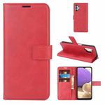 For Samsung Galaxy A32 4G Retro Calf Pattern Buckle Horizontal Flip Leather Case with Holder & Card Slots & Wallet(Red)