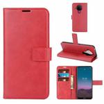 For Nokia 5.4 Retro Calf Pattern Buckle Horizontal Flip Leather Case with Holder & Card Slots & Wallet(Red)