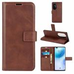 For Huawei Nova 8 Pro 5G Retro Calf Pattern Buckle Horizontal Flip Leather Case with Holder & Card Slots & Wallet(Dark Brown)