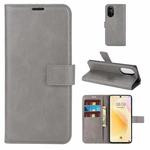 For Huawei Nova 8 5G Retro Calf Pattern Buckle Horizontal Flip Leather Case with Holder & Card Slots & Wallet(Grey)