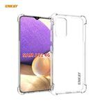 For Samsung Galaxy A32 4G Hat-Prince ENKAY Clear TPU Shockproof Case Soft Anti-slip Cover
