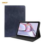 For Samsung Galaxy Tab A7 10.4 T500 / T505 2020 / 2022 ENKAY Cow Texture TPU Leather Smart Case(Dark Blue)