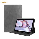 For Samsung Galaxy Tab A7 10.4 T500 / T505 2020 / 2022 ENKAY Cow Texture TPU Leather Smart Case(Grey)