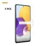 For Samsung Galaxy A72 5G 5 PCS ENKAY Hat-Prince 0.1mm 3D Full Screen Protector Explosion-proof Hydrogel Film