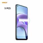 For Xiaomi Redmi Note 9T 5 PCS ENKAY Hat-Prince 0.1mm 3D Full Screen Protector Explosion-proof Hydrogel Film