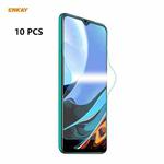 For Xiaomi Redmi 9T 10 PCS ENKAY Hat-Prince 0.1mm 3D Full Screen Protector Explosion-proof Hydrogel Film