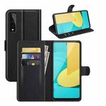 For LG Stylo 7 5G Litchi Texture Horizontal Flip Protective Case with Holder & Card Slots & Wallet(Black)
