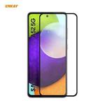 For Samsung Galaxy A52 5G / 4G ENKAY Hat-Prince Full Glue 0.26mm 9H 2.5D Tempered Glass Full Coverage Film