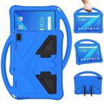 For Lenovo Tab 4 10(TB-X304F/N) EVA Flat Anti Falling Protective Case Shell with Holder(Blue)