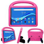 For Lenovo Tab M10 Plus 10.3 Sparrow Style EVA Material Children Shockproof Casing Shell(RoseRed)