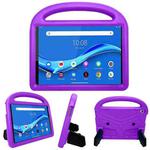 For Lenovo Tab M10 Plus 10.3 Sparrow Style EVA Material Children Shockproof Casing Shell(Purple)