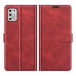 For Motorola G Stylus 2021 Retro Calf Pattern Buckle Horizontal Flip Leather Case with Holder & Card Slots & Wallet(Red)