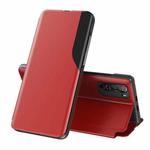 For Xiaomi Redmi K40 / K40 Pro Attraction Flip Holder Leather Phone Case(Red)