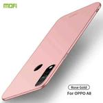 For OPPO A8 MOFI Frosted PC Ultra-thin Hard Case(Rose Gold)