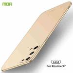 For OPPO Realme X7 MOFI Frosted PC Ultra-thin Hard Case(Gold)