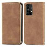 For Samsung Galaxy A72 5G / 4G Retro Skin Feel Business Magnetic Horizontal Flip Leather Case with Holder & Card Slots & Wallet & Photo Frame(Brown)