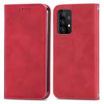 For Samsung Galaxy A72 5G / 4G Retro Skin Feel Business Magnetic Horizontal Flip Leather Case with Holder & Card Slots & Wallet & Photo Frame(Red)