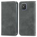 For Huawei Nova 8 SE Retro Skin Feel Business Magnetic Horizontal Flip Leather Case with Holder & Card Slots & Wallet & Photo Frame(Grey)