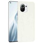 For Xiaomi Mi 11 Shockproof Crocodile Texture PC + PU Case(White)