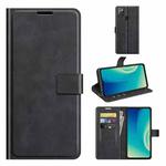 For ZTE Blade A7S 2020 Retro Calf Pattern Buckle Horizontal Flip Leather Case with Holder & Card Slots & Wallet(Black)