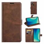 For ZTE Blade A7S 2020 Retro Calf Pattern Buckle Horizontal Flip Leather Case with Holder & Card Slots & Wallet(Dark Brown)