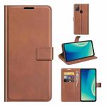 For ZTE Blade A7S 2020 Retro Calf Pattern Buckle Horizontal Flip Leather Case with Holder & Card Slots & Wallet(Light Brown)