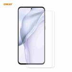 For Huawei P50 2 PCS ENKAY Hat-Prince 0.26mm 9H 2.5D Curved Edge Tempered Glass Film