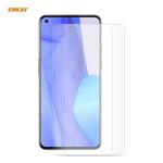 For OnePlus 9 / 9R 5 PCS ENKAY Hat-Prince 0.26mm 9H 2.5D Curved Edge Tempered Glass Film