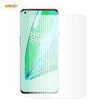 10 PCS For OnePlus 9 Pro ENKAY Hat-Prince 3D Full Screen PET Curved Hot Bending HD Screen Protector Soft Film