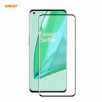 1 PCS For OnePlus 9 Pro ENKAY Hat-Prince 0.26mm 9H 3D Explosion-proof Full Screen Curved Heat Bending Tempered Glass Film