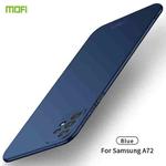 For Samsung Galaxy A72 5G / 4G MOFI Frosted PC Ultra-thin Hard Case(Blue)