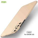 For Xiaomi Mi 10S MOFI Frosted PC Ultra-thin Hard Case(Gold)