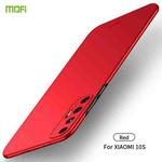 For Xiaomi Mi 10S MOFI Frosted PC Ultra-thin Hard Case(Red)
