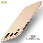 For Xiaomi Mi 11 Ultra MOFI Frosted PC Ultra-thin Hard Case(Gold)